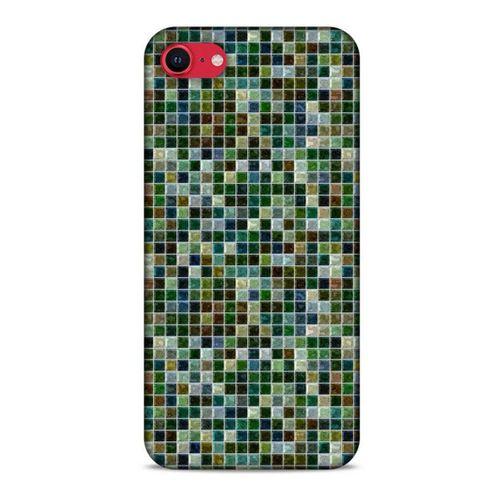 Mermer Desenli (29) Tema Arka Koruma Kılıfı Haki Apple iPhone SE 2020 Kılıf