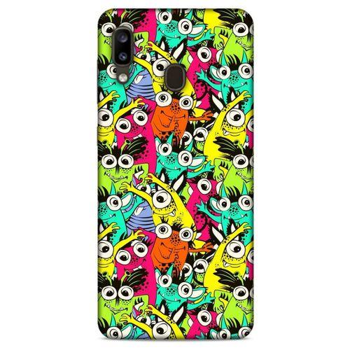 Graffitix (38) Desenli Silikon Kapak Samsung Galaxy A20 Kılıf