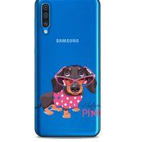 Zoologix (32) Samsung Galaxy A21s Şeffaf Kılıf Silikon Desenli