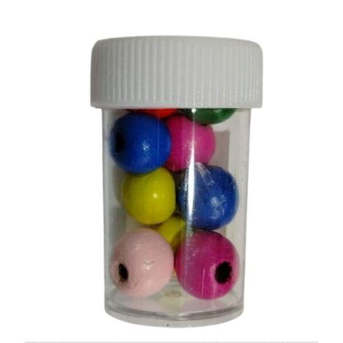 Misyon Ahşap Boncuk Renkli 15Mm - 3 kutu