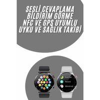 Akıllı Saat Uyku Ve Sağlık Takibi Nfc Uyumlu Bluetoooth Bağlantılı Android İos Uyumlu
