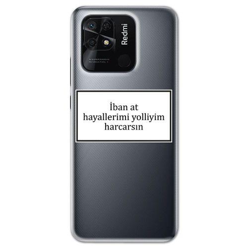 Xiaomi Redmi 10C Kılıf HD Yazı Baskılı Silikon Arka Kapak - Yazı 9