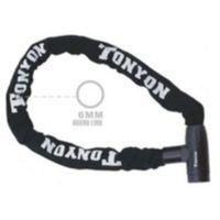 Halat Kilit 4x120 cm Zincirli Siyah Tonyon