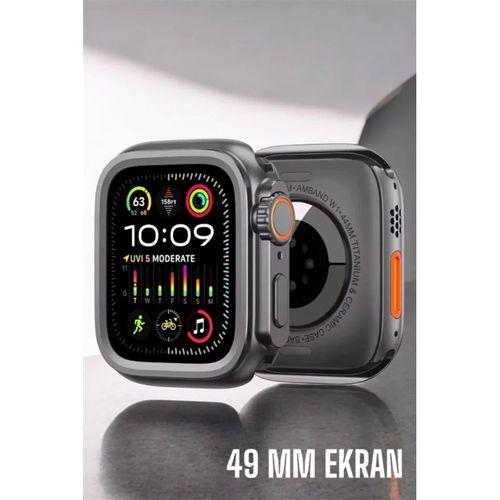 45 Mm Gri Kasa Ultra Akıllı Saat Sesli Görüşme, Sağlık Takibi, Suya Dayanıklı