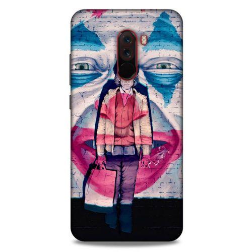 Xiaomi Pocophone F1 Uyumlu Kılıf Joker (29) Arka Koruma Kılıfı Beyaz