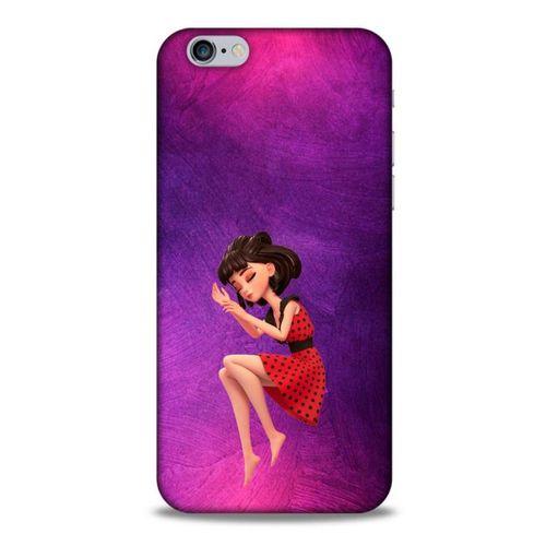 Apple Iphone 6S Kılıf Depresyon (40) Fit Silikon Kılıf Kahverengi Beyaz