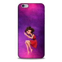 Apple Iphone 6S Kılıf Depresyon (40) Fit Silikon Kılıf Kahverengi Beyaz