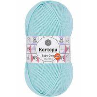 1 Adet Baby One Tüylenmeyen El Örgü İpi Yünü Bebe Mavi K578
