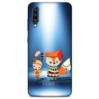 Samsung Galaxy A70s Kılıf FunnyMaX (1) Kılıfı Mavi Beyaz