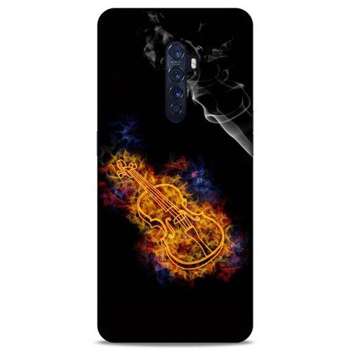 Lopard Oppo Reno 2 Uyumlu Kılıf FireX (8) Baskılı Kılıf Keman