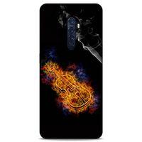 Lopard Oppo Reno 2 Uyumlu Kılıf FireX (8) Baskılı Kılıf Keman