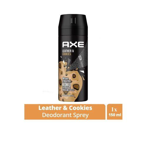 Axe Erkek Sprey Deodorant Leather  Cookies 48 Saat Etkileyeci Koku 150 ml