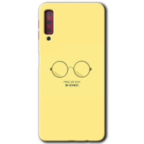 Potkal Hediye Fabrikası Samsung Galaxy A7 2018 Kılıf HD Desen Baskılı Arka Kapak - Be Honest