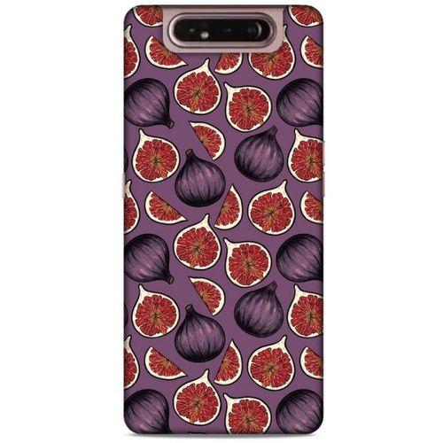 Frutix İncir 02 Samsung Galaxy A80 Kılıf Desenli Silikon