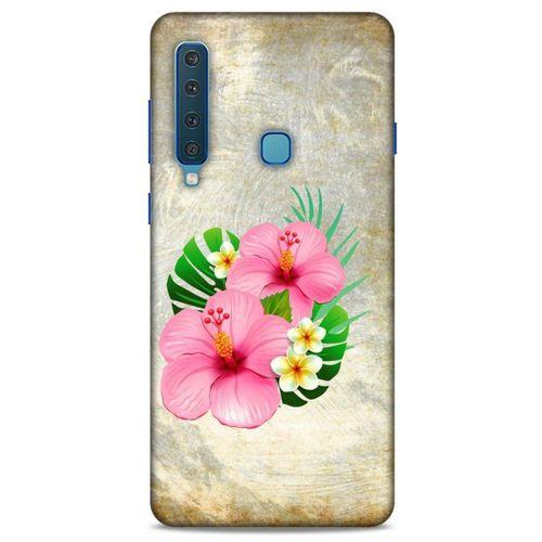 Lopard Samsung Galaxy A9 2018 Uyumlu Kılıf Bahar (17) Tasarım Kılıf Pembe Yeşil