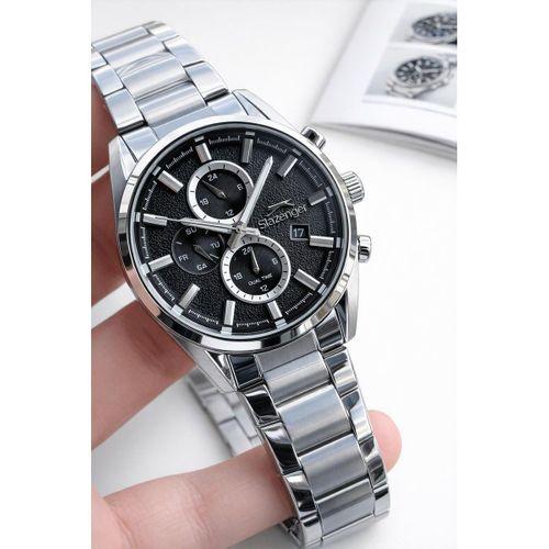 Slazenger Çelik Kordon İç Fonksiyonları Aktif 10 Atm+Bileklik Hediyeli Erkek Kol Saati VS.BLKT.0892