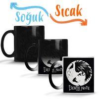 Death Note Sihirli Kupa Bardak Porselen
