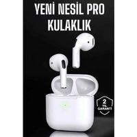 Beyaz Yeni Nesil Pro Bluetooth Kulaklık Yüksek Ses Kaliteli Anc Özelliği