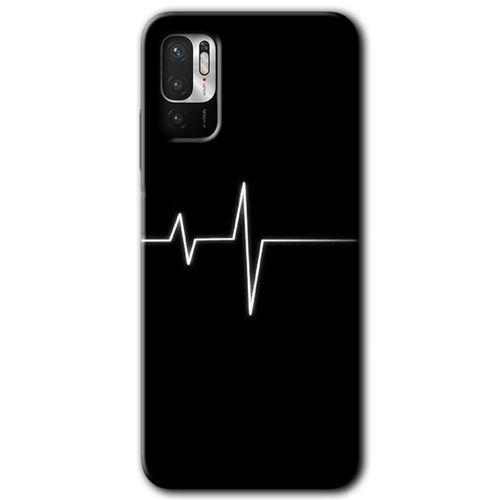 Poco M3 Pro Kılıf HD Desen Baskılı Arka Kapak - Heart Rytm + Kırılmaz Cam