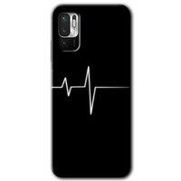 Poco M3 Pro Kılıf HD Desen Baskılı Arka Kapak - Heart Rytm + Kırılmaz Cam