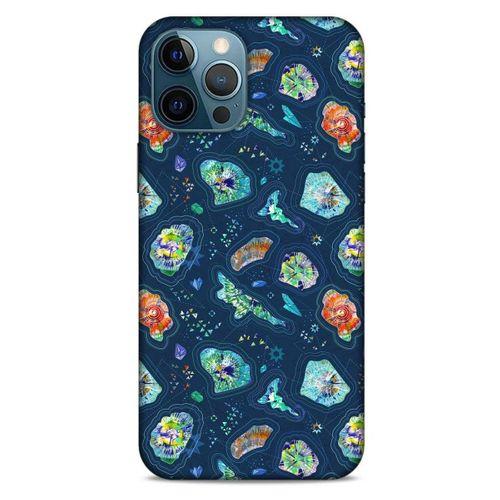 Apple iPhone 12 Pro Max Kılıf Baskılı Özel Seri Taşlı (45) Liquid Air Kılıf