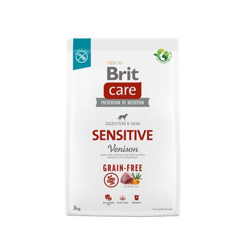 Brit Care Sindirim Sistemi, Gıda İntoleransı Ve Deri Hassasiyetine Sahip Köpekler İçin, Tahılsız, Geyik Etli Kuru Mama 3 kg