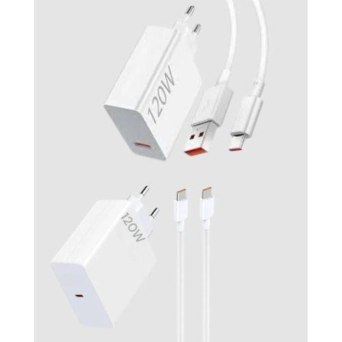 Turbo 120w Hızlı Şarj Cihazı Type-c Kablolu