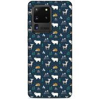 Animax Kış Hayvanları Samsung Galaxy S20 Ultra Kılıf Desenli Silikon