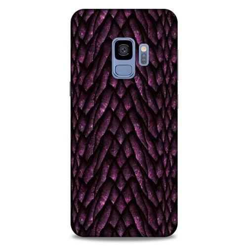 Samsung Galaxy S9 Kılıf Dragons (7) Telefon Kılıfı Ejderha Skin Bordo