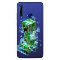Lopard Huawei Honor 20 Lite Uyumlu Kılıf PiXel (37) Silicone Cover Creeper MC