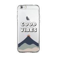 iPhone 6 Good Vibes Premium Şeffaf Silikon Kılıf