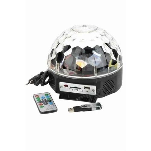Disko Topu Renkli Işıklı Lazer Parti Bluetooth Bağlantılı Led Küre