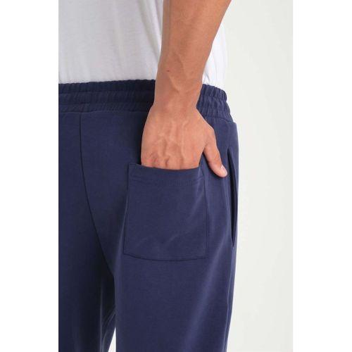 Scuba Modal Kumaş Relaxed Fit Erkek Eşofman Altı Pantolon - Lacivert