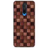 Xiaomi Redmi K30 Kılıf Patchwork (4) Koruma Kılıfı Açık Kahverengi