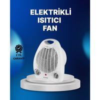 Mini Elektrikli Isıtıcı – 2000w Güç, Fanlı Isıtma, 3 Isı Modu