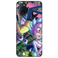 Oppo A92 Uyumlu Kılıf Rick And Morty (40) Fit Silikon Kılıf Rick D. Sanchez