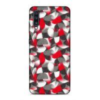 Samsung Galaxy A70 Uyumlu Kılıf Romans (38) Neo Hybrid Kılıf Kırmızı Gri