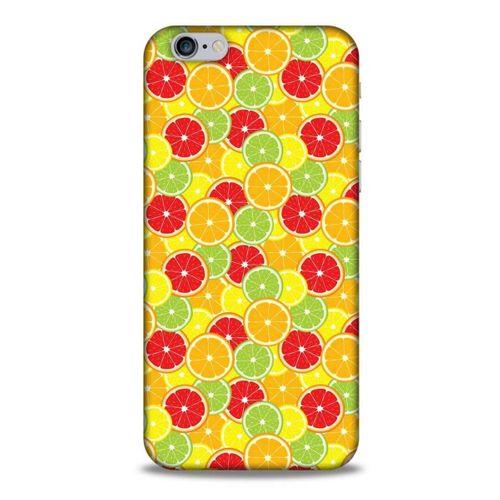 Frutix Turunç 03 Apple Iphone 6 Kılıf Desenli Silikon