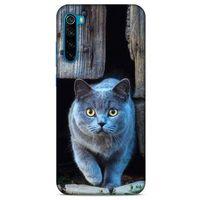 Lopard Xiaomi Redmi Note 8T Uyumlu Kılıf Kediler (48) Bumper Kılıf Duman