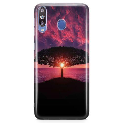Samsung Galaxy M30 Kılıf Güneşin Batışı Arka Kapak Koruma Desenli Full Koruyucu