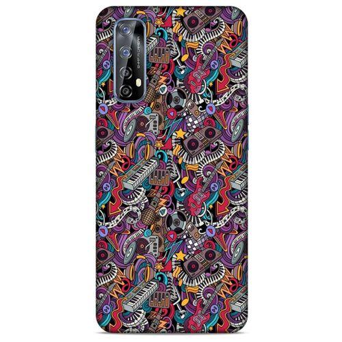 Retro (2) Desen Kabı Renkli Huawei P Smart 2021 Kılıf