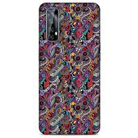 Retro (2) Desen Kabı Renkli Huawei P Smart 2021 Kılıf