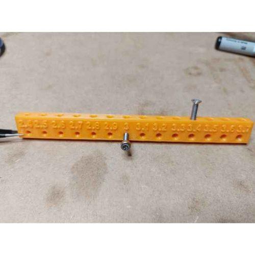 M3 Vidalı Delik ve Diş Testi 3D Baskı (Bu ürün Sadece Plastik parçadır - Almadan Önce Soru Sorabilirsiniz)