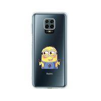 Redmi Note 9 Pro Minions Desenli Premium Şeffaf Silikon Kılıf
