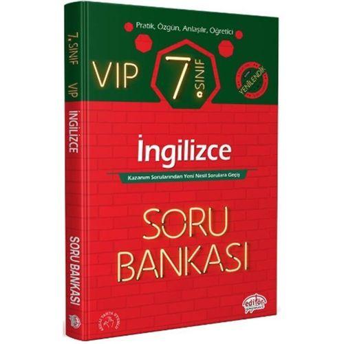7.Sınıf VIP İngilizce Soru Bankası Editör Yayınları