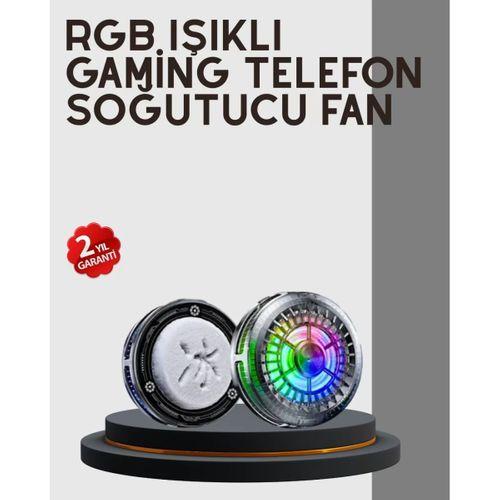 Rgb  Telefon Fanı Sessiz Soğutucu Tüm Akıllı Telefonlara Uygun