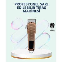 Şarjlı Saç Kesme Makinesi – Type-c Girişli, Lcd Ekranlı Ve Sessiz Motor