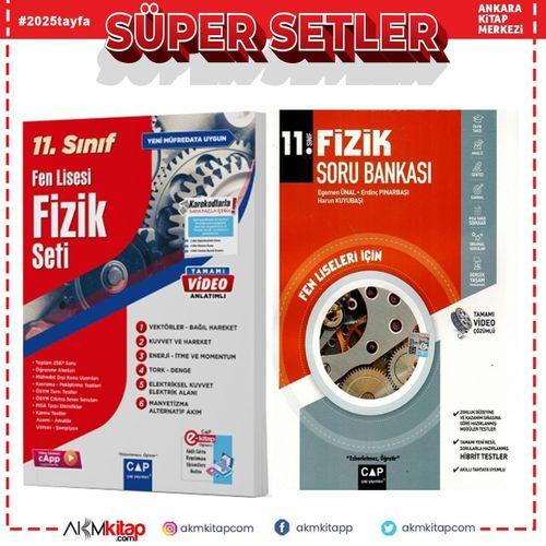 Çap 11. Sınıf Fen Lisesi Fizik Seti ve Soru Bankası Seti 2 Kitap