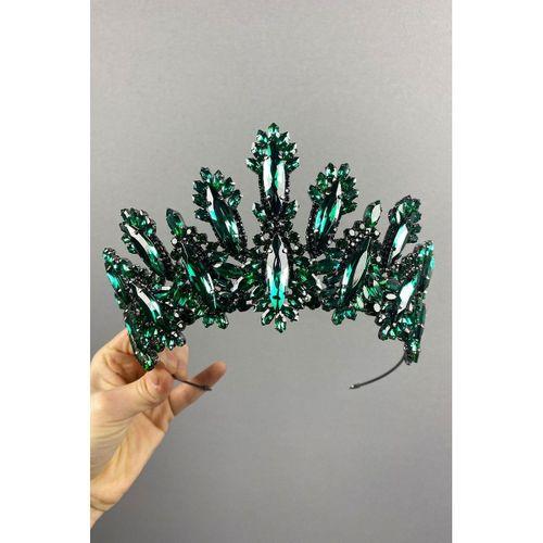 Dalia Yüksek Taşlı Gelin Kına Tacı