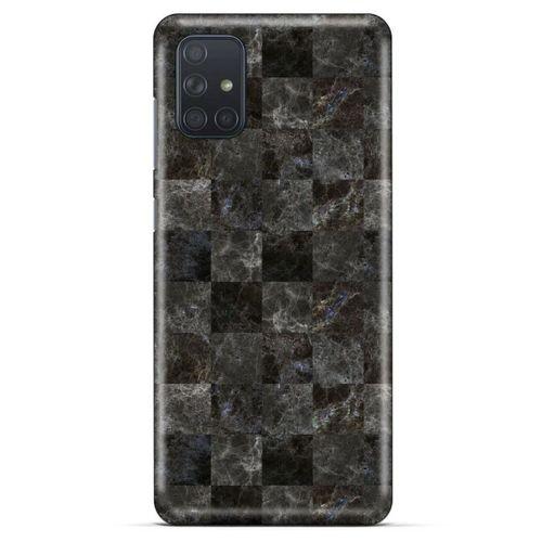 Mermer Desenli (47) Tema Crystal Flex Kılıf Zeytin Samsung Galaxy M51 Kılıf